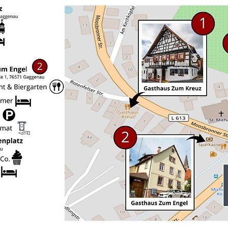 Risa Hotels - Landgasthaus Zum Kreuz ガッゲナウ エクステリア 写真